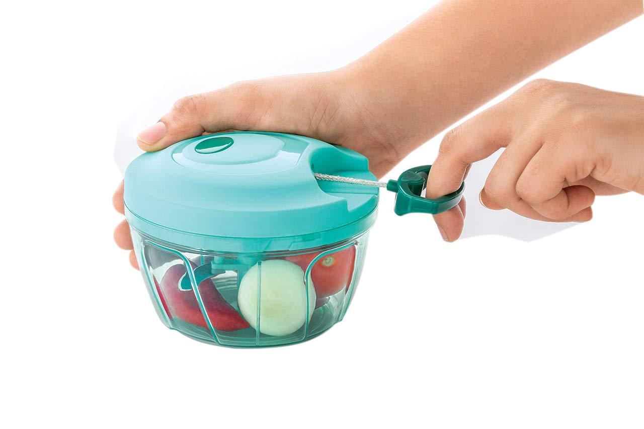 Compact Food Chopper - Powerful Hand Held Vegetable Chopperblender