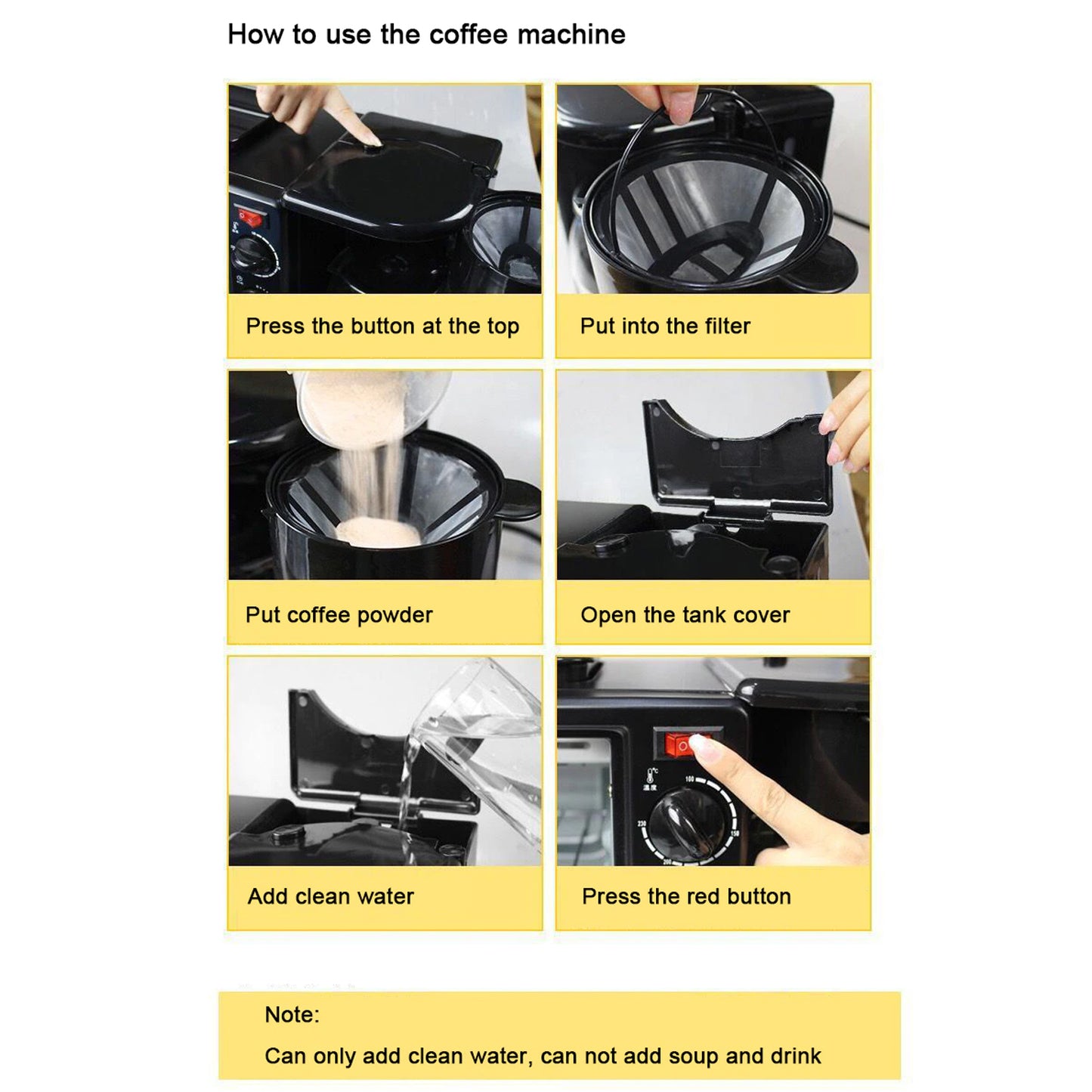 3-in-1 Breakfast Maker – Toaster Oven + Grill + Coffee Maker Combo