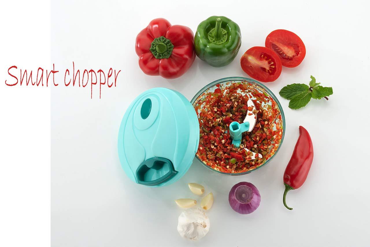 Compact  Food Chopper - Powerful Hand Held Vegetable Chopperblender