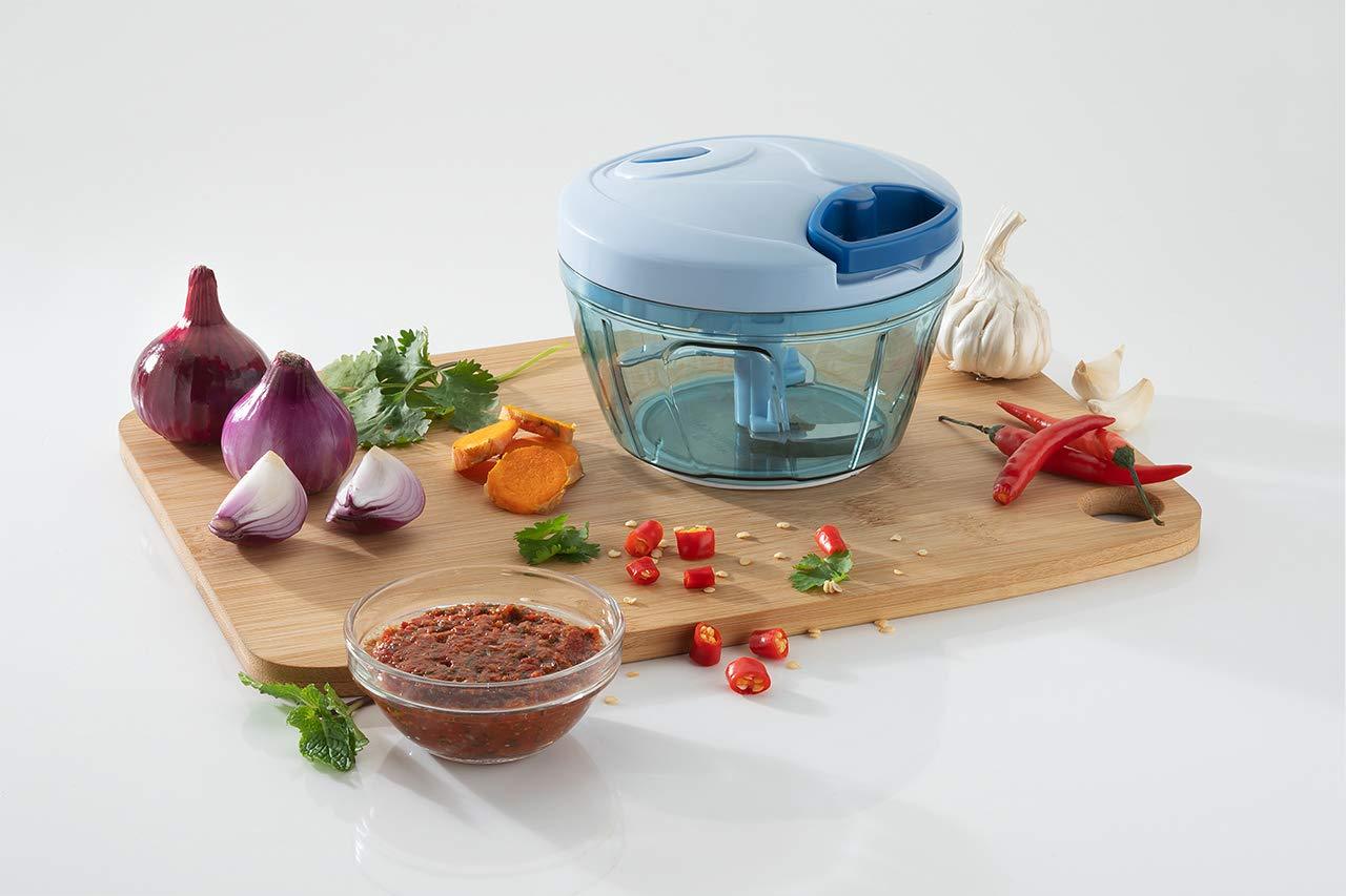 Compact  Food Chopper - Powerful Hand Held Vegetable Chopperblender