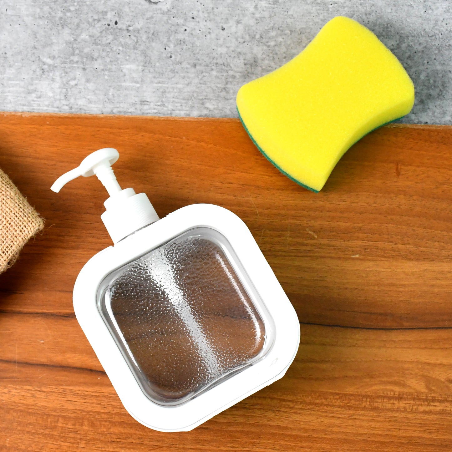 Snap Sink Dispenser Plastic Clear Empty Pump Bottle