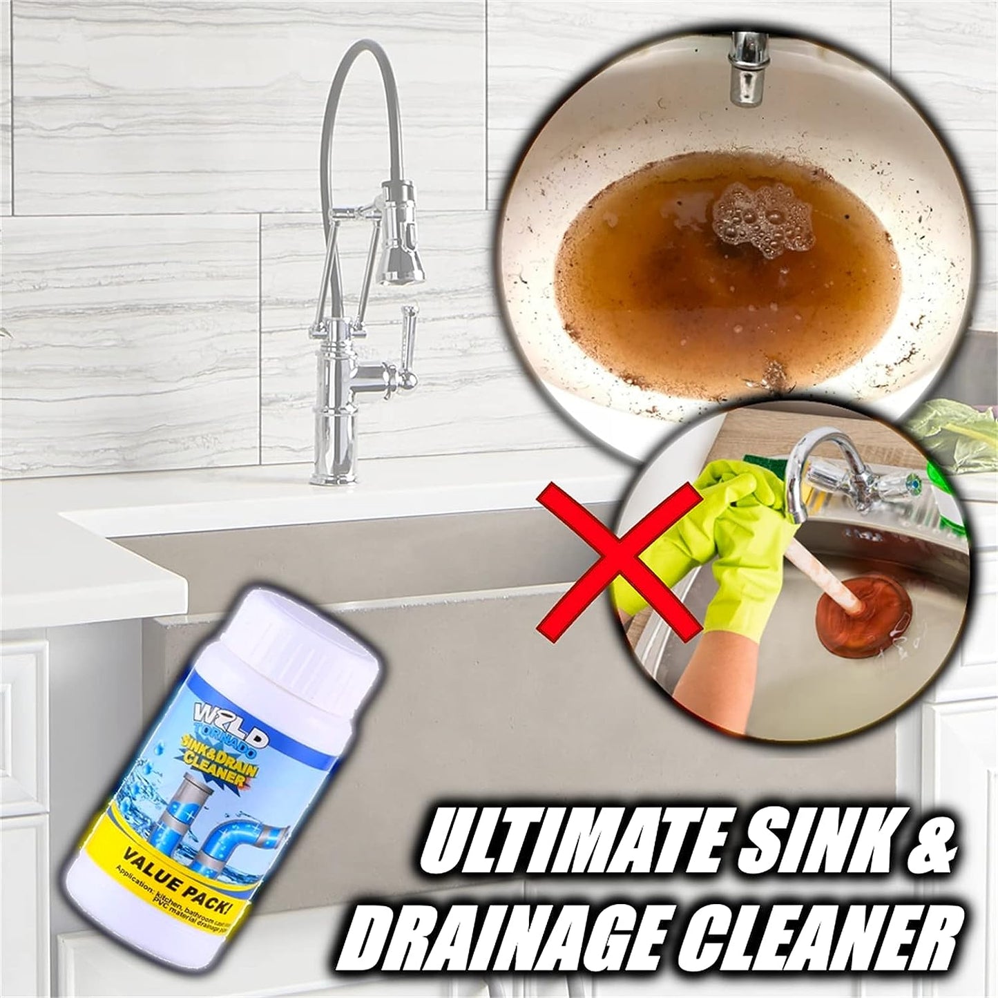 Powerful Sink and Drain Cleaner
