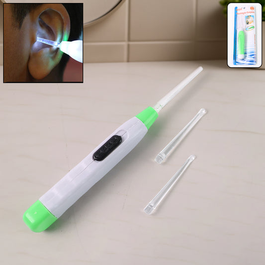 LED Flashlight Earpick with Tweezer (1 Pc)