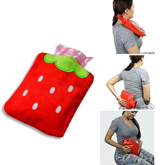 Strawberry Small Hot Water Bag With Cover