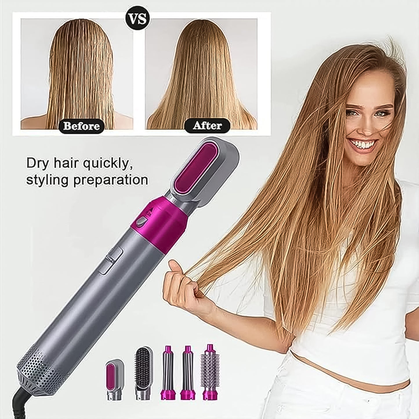 5-in-1 Hair Dryer Brush