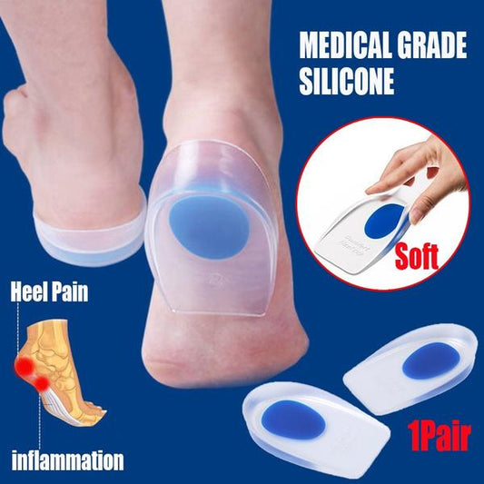 Gel Heel Cups – Silicone Heel Pads for Ankle and Heel Pain Relief